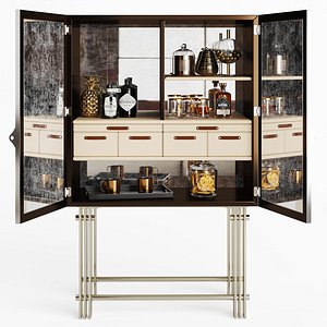 Inedito Asnaghi Vivara Bar cabinet