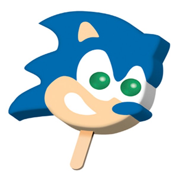 Sonic Popsicle Model 3D - TurboSquid 1391936