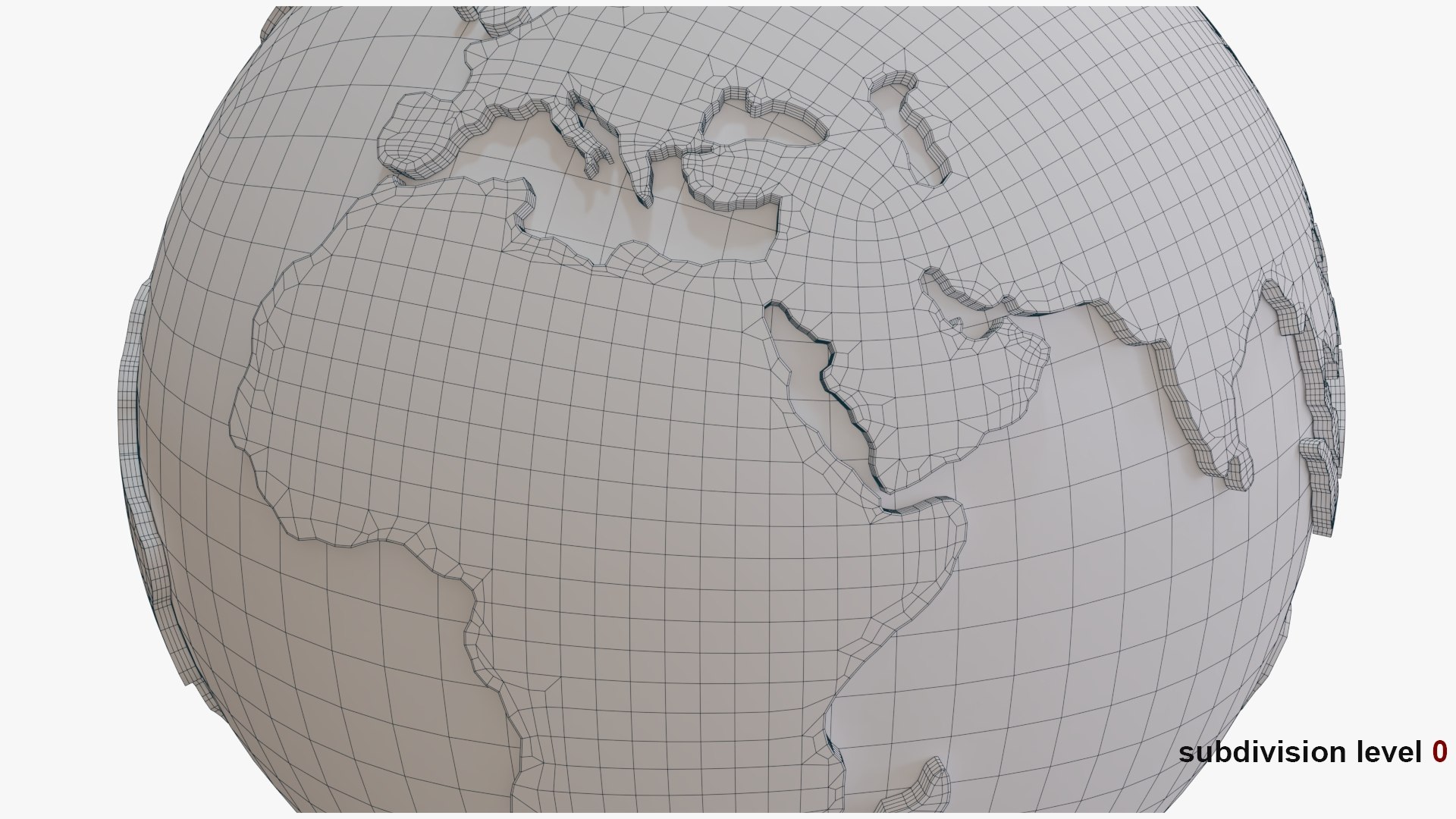3d Globe Earth Model