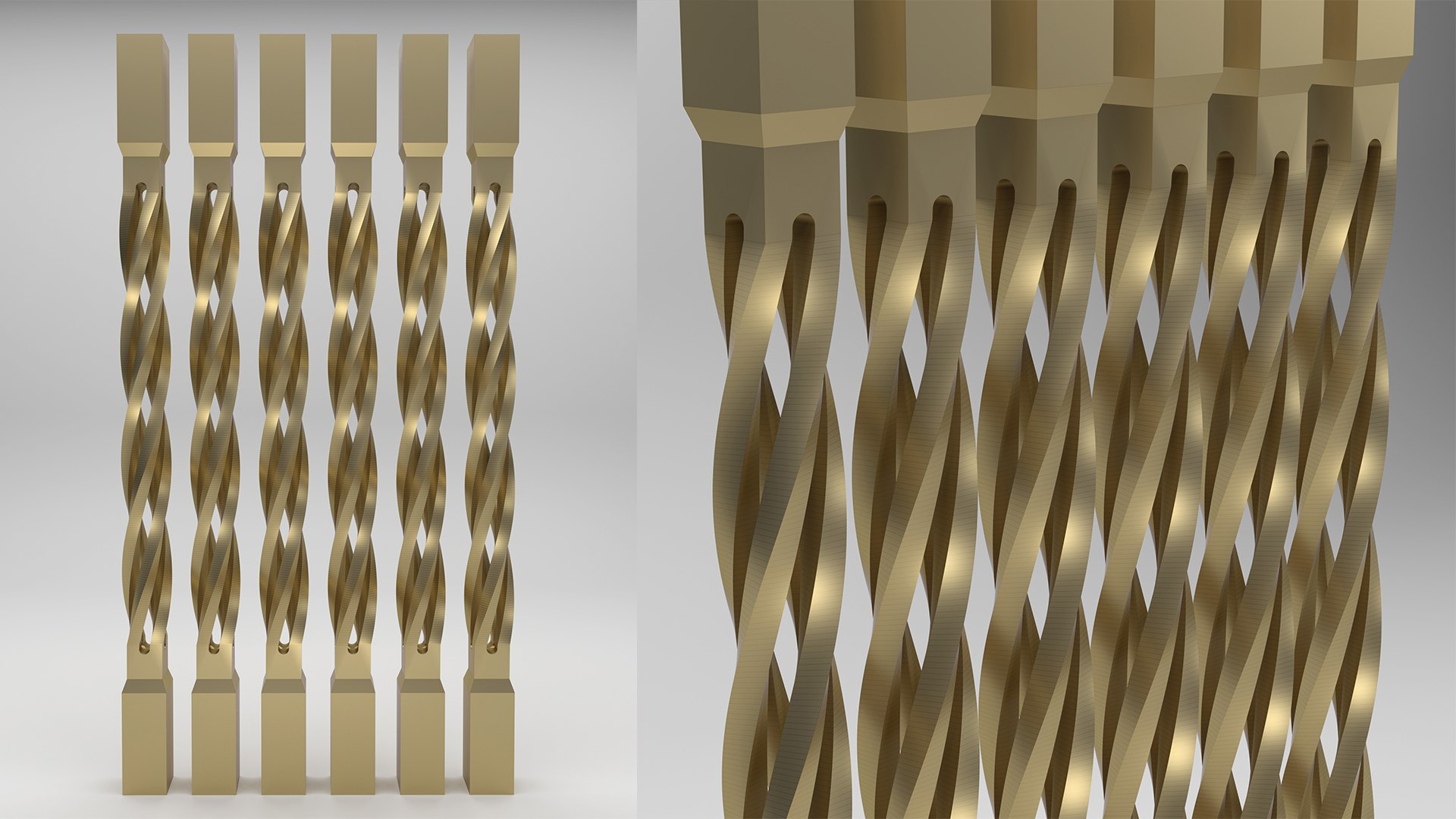 3D Model Twisted Baluster - TurboSquid 2279147