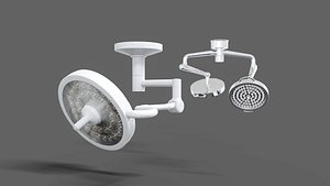 Surgical Lamp Medical Low-poly
