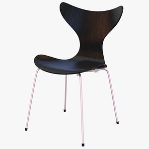 3D model Lily Chair by Arne Jacobsen