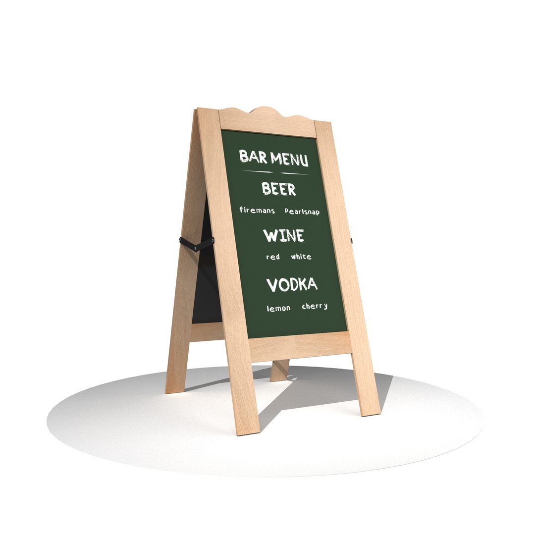 3D Wooden Menu Board Collection https://p.turbosquid.com/ts-thumb/kW/PBM7bj/jZ/render011/png/1664305690/1920x1080/fit_q87/722ff5dfe47bb78ec1f4631809f7bfe490f798e1/render011.jpg
