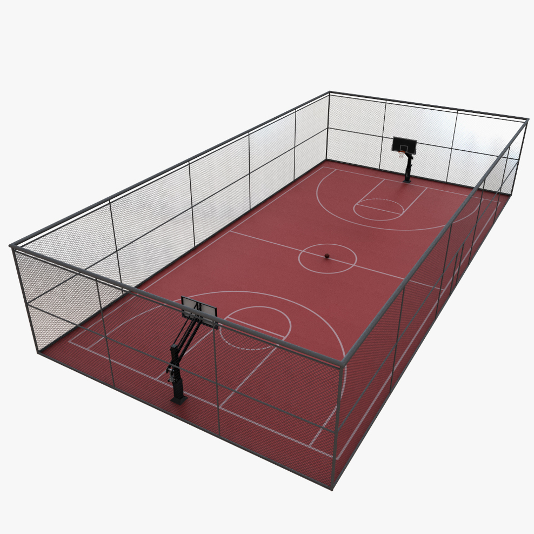 Basketball Court 3d model