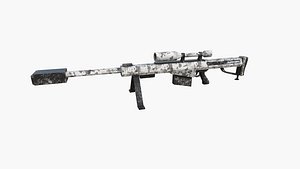 Anti-Drone Sniper Gun J07 - SciFi Jamming Weaponry