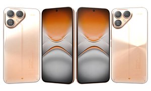 Tecno Pova 8 5G Helios Orange 3D model