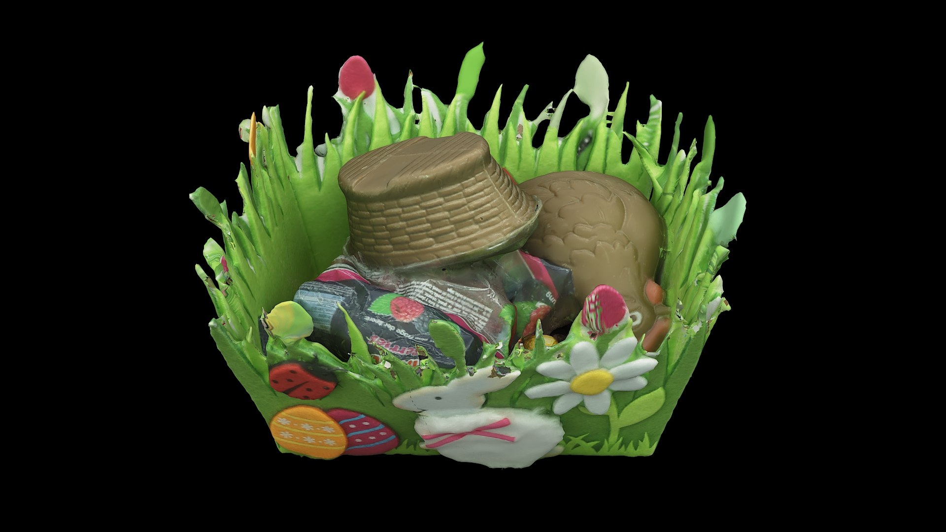 modelo 3d Easter Basket 01 - TurboSquid 2047566