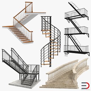 3d stairs 2 model