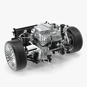 Toyota Mirai Fuelcell Electric Motor 3D model
