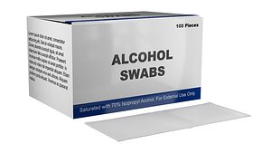 3D model Alcohol Swab 100pcs