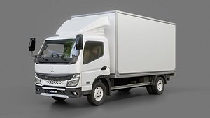 Mitsubishi Fuso Canter e City Box Truck model