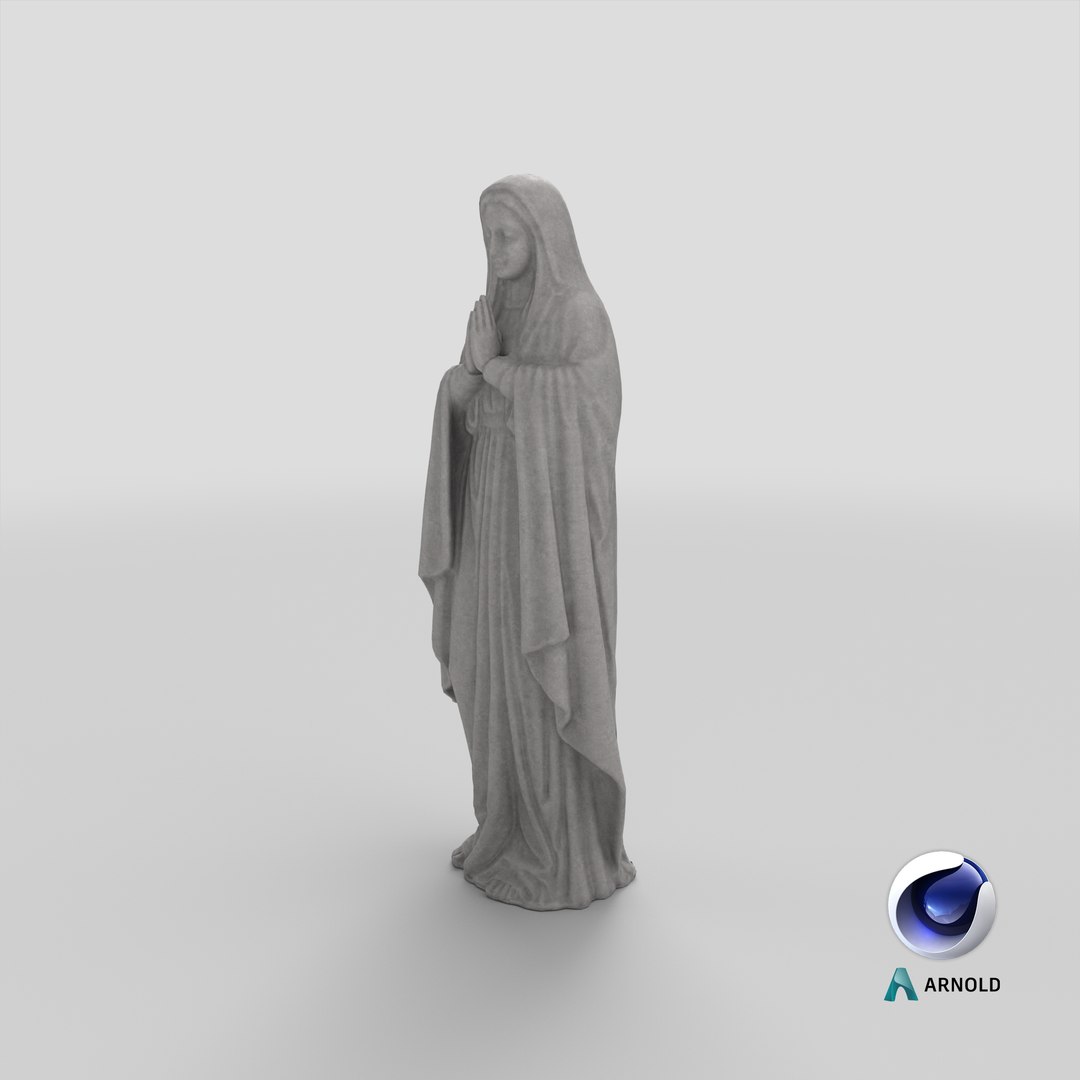Praying Mary Statue 3D model https://p.turbosquid.com/ts-thumb/kW/g0GiBs/lN/stemcell_cinema_4d_arnold_render/png/1670020479/1920x1080/fit_q87/a3a9106822a02f79d062476c3e5a01b02d23cb25/stemcell_cinema_4d_arnold_render.jpg