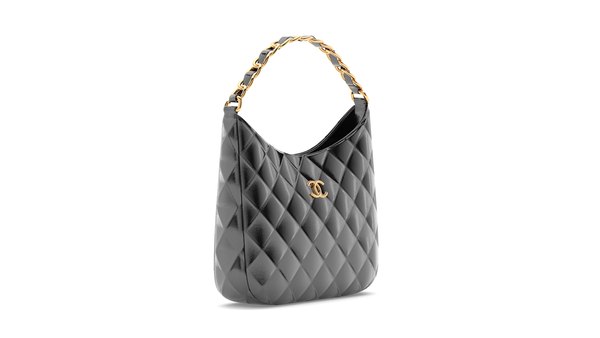 Chanel Large Hobo Bag - 3D Model by frezzy