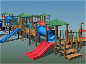3d playground play
