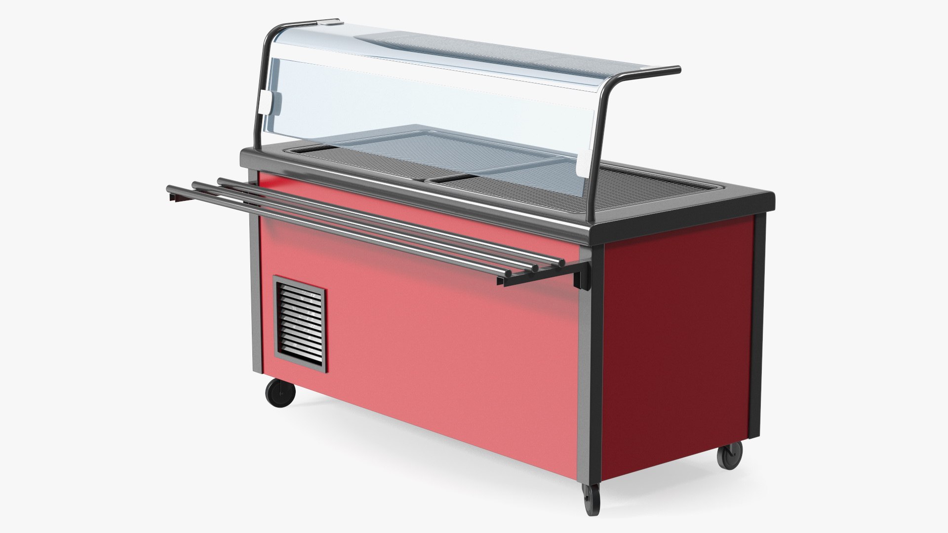 Counter Heated Service Line 3D model preview