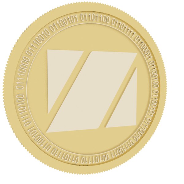 zennies gold coin 3D model