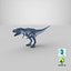 Tyrannosaurus Rex Fossile di scheletro con pelle