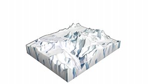 3D Rimo III Mountain