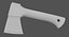 3D camping axe sheath model