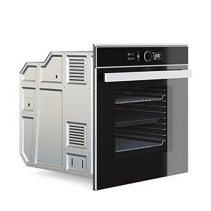3D black oven