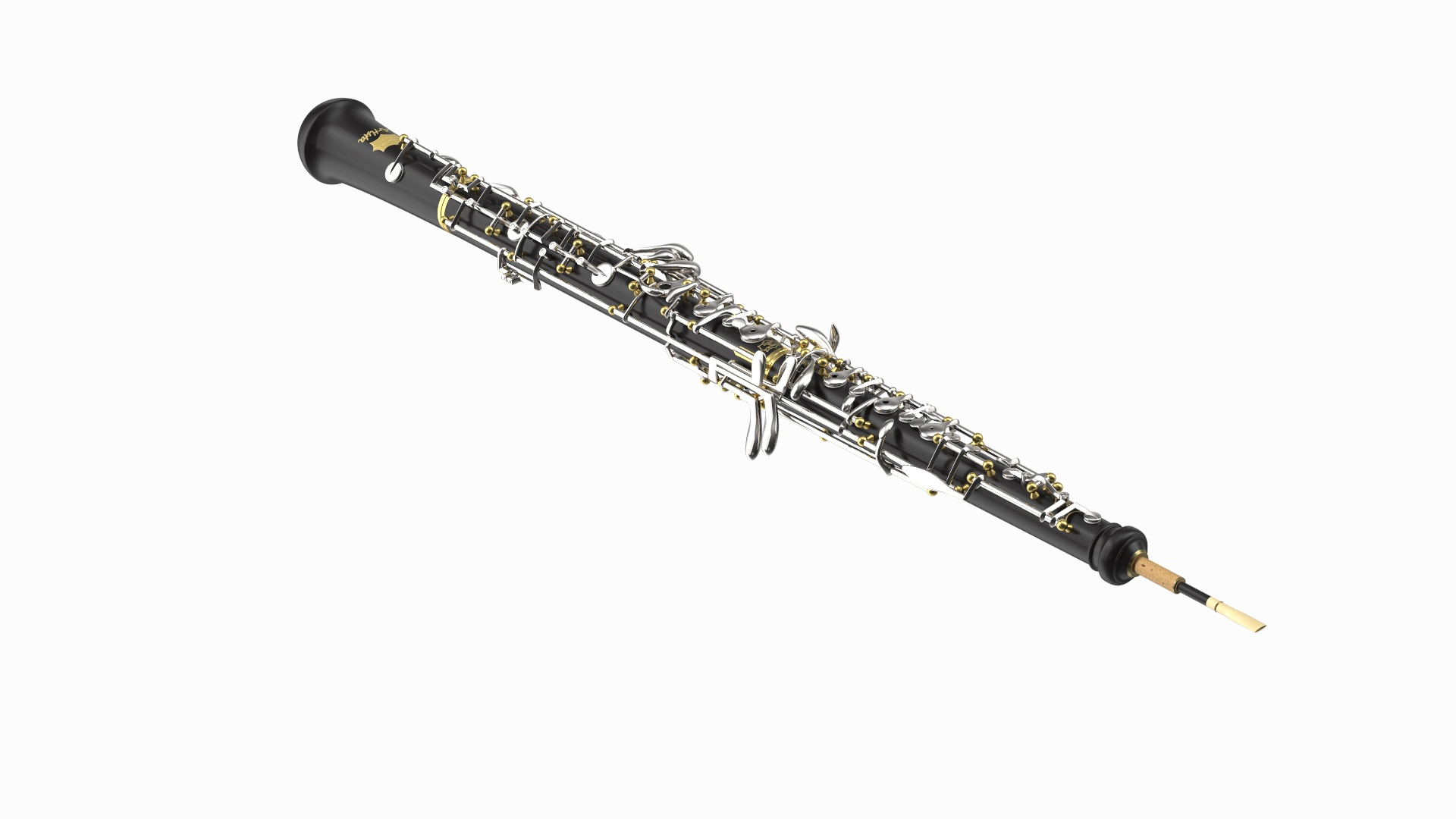 Woodwind Instrument Oboe 3D TurboSquid 2191859