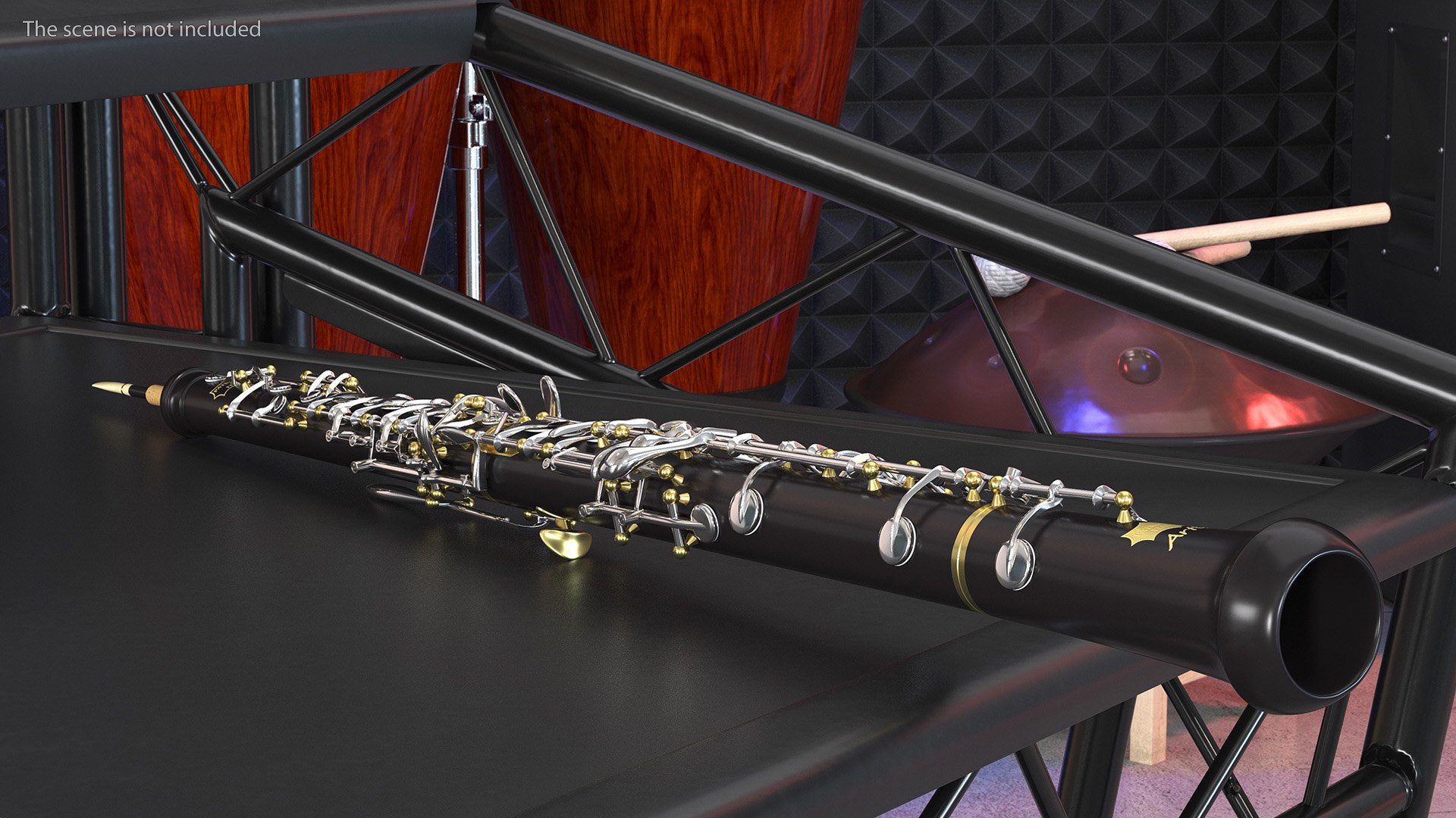 Woodwind Instrument Oboe 3D - TurboSquid 2191859