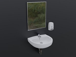 sink mirror 3D