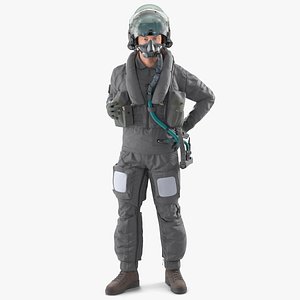 F-35 Fighter Pilot Fur Rigged