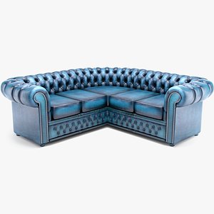 Corner Chesterfield sofa round