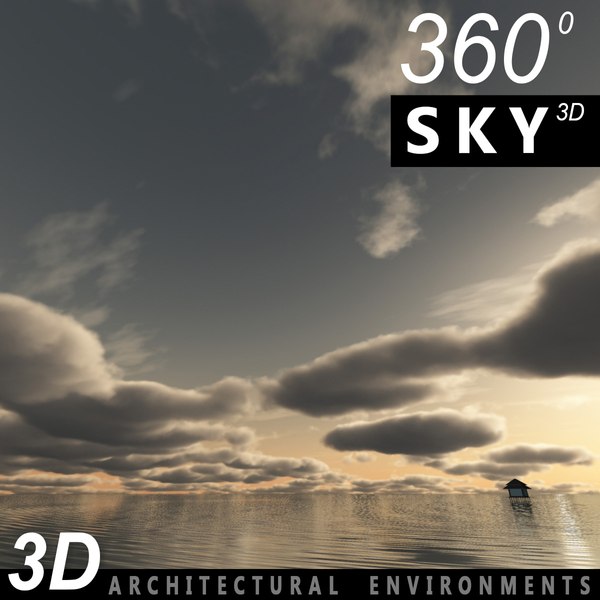 sky clouds 3d 3ds