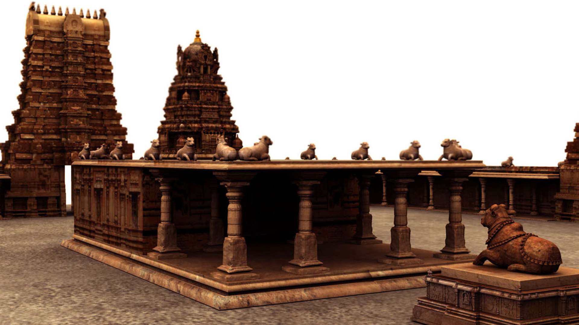 3D Sri Kodandarama Swamy Temple - TurboSquid 2027901