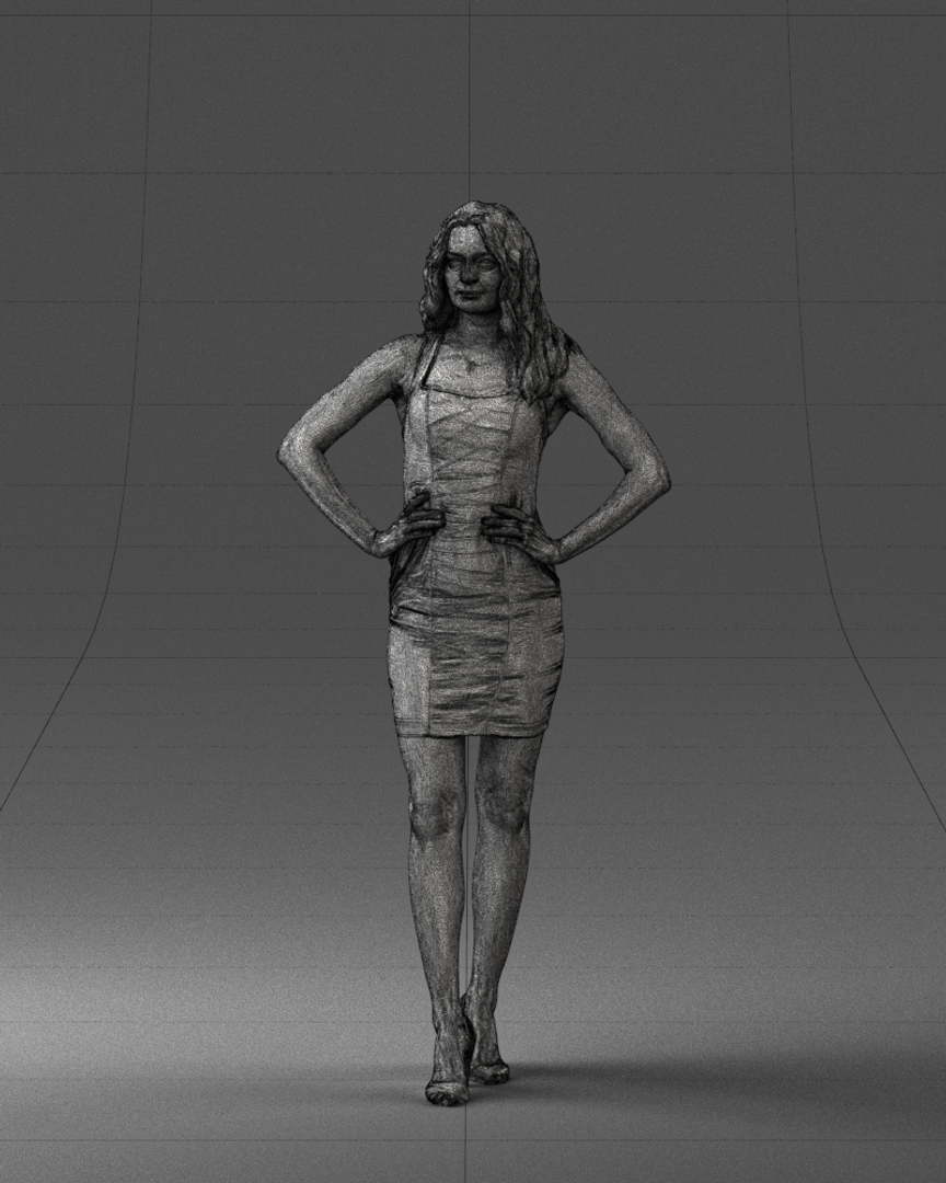 Scan Woman Fashion 3D Model - TurboSquid 1408970