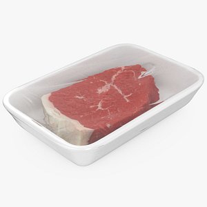 Beef Eye Round 02 Wrapped Package