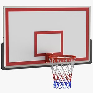 3D Basketball Hoop 03