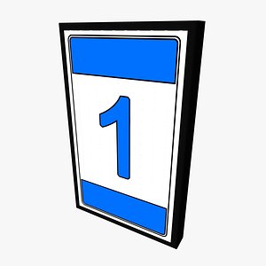 Tri-Panelled Rotating Sign
