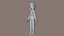 Personnage féminin de dessin animé