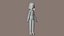 Personnage féminin de dessin animé