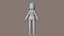 Personnage féminin de dessin animé