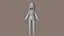 Personnage féminin de dessin animé
