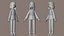 Personnage féminin de dessin animé
