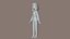 Personnage féminin de dessin animé