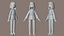 Personnage féminin de dessin animé