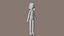 Personnage féminin de dessin animé