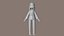 Personnage féminin de dessin animé