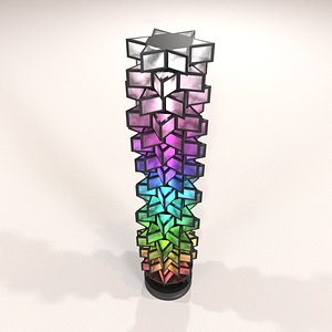 Glass DNA Lamp