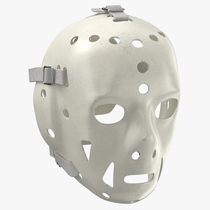 3D ice hockey goalie mask model