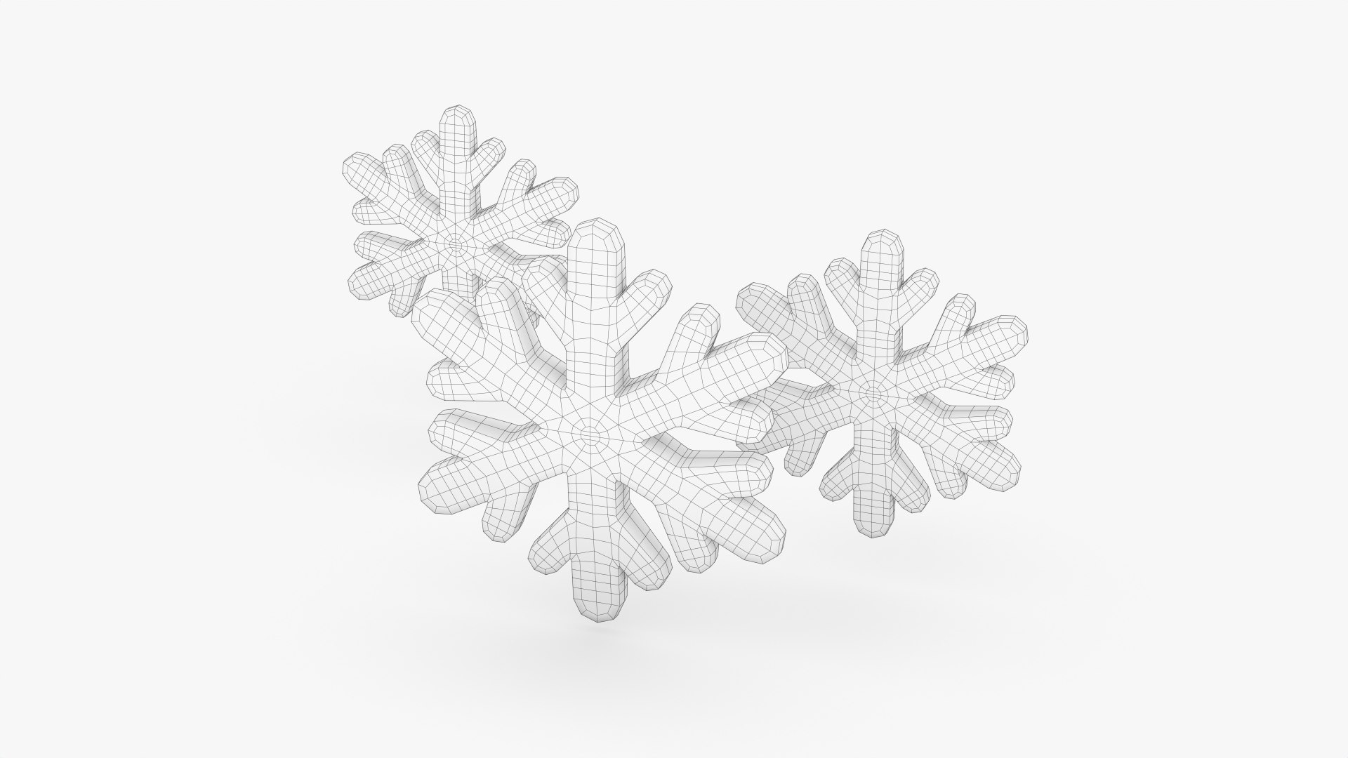 Cartoon Snowflake A 3D - TurboSquid 2151364