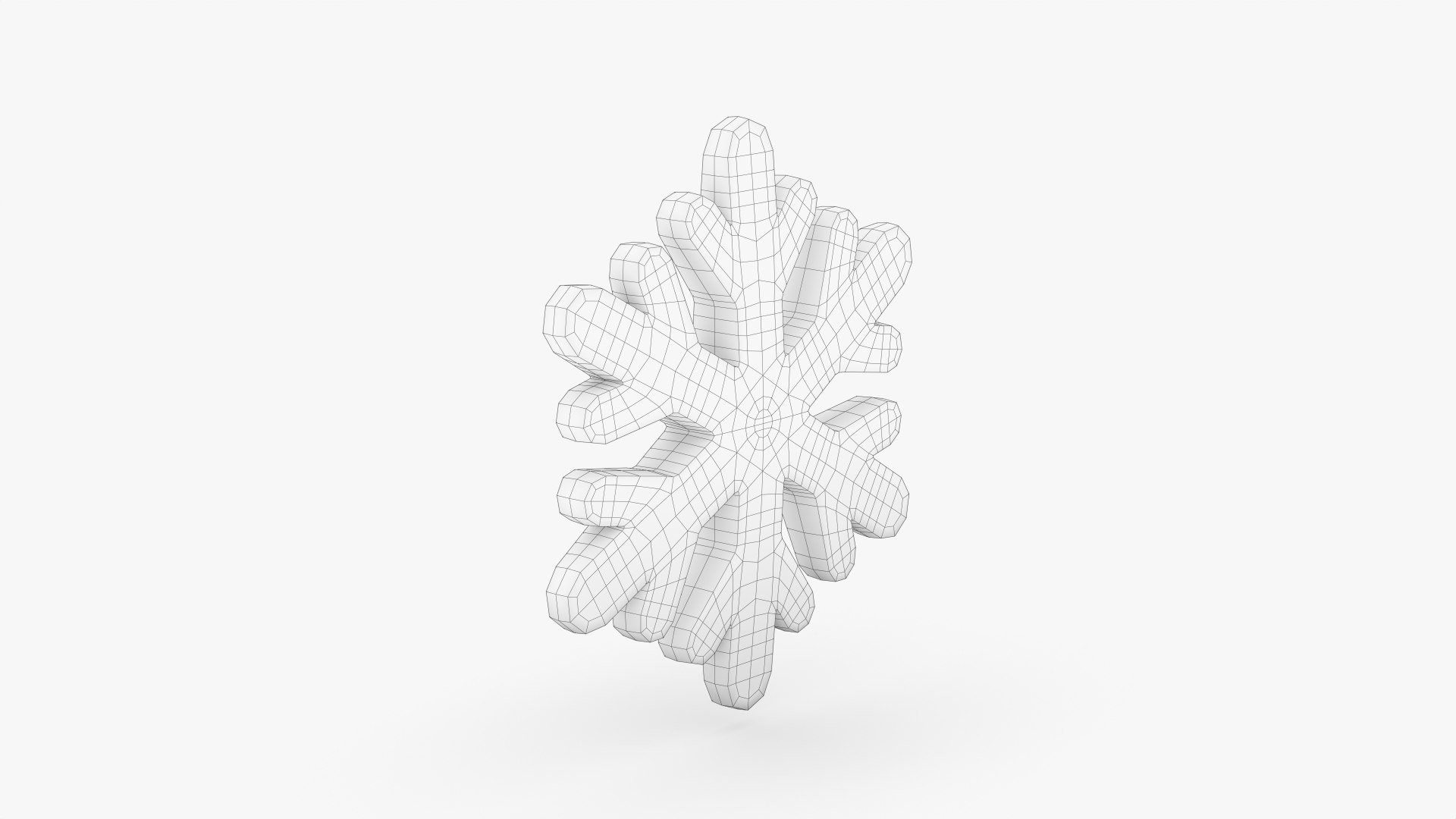 Cartoon Snowflake A 3D - TurboSquid 2151364