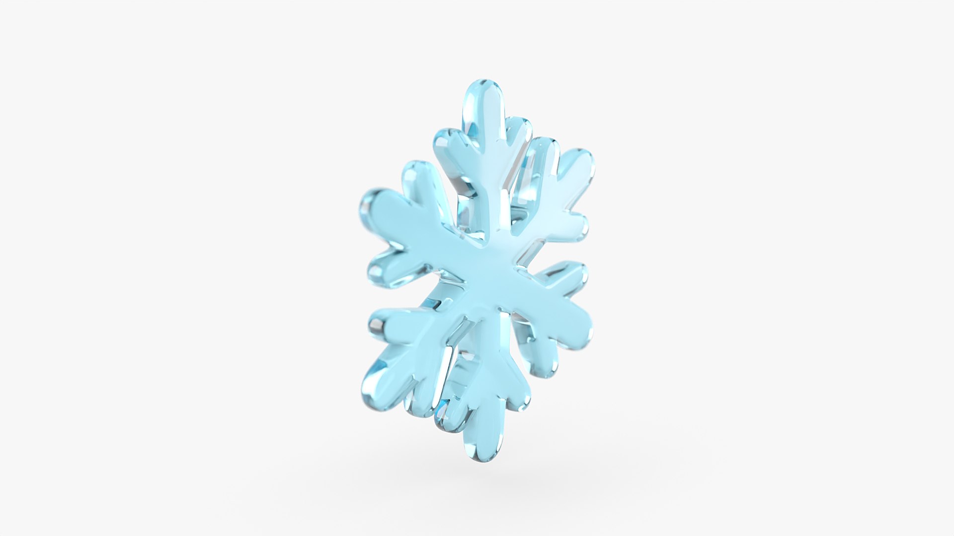 Cartoon Snowflake A 3D - TurboSquid 2151364