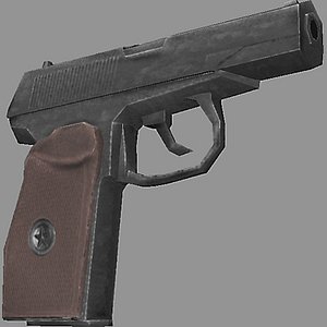 makarov pistol 3d 3ds